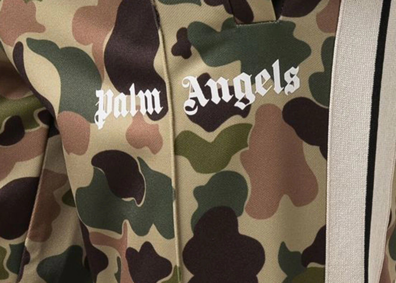 Palm Angels Palm Angels Camouflage Track Pants Brown/Green outlook