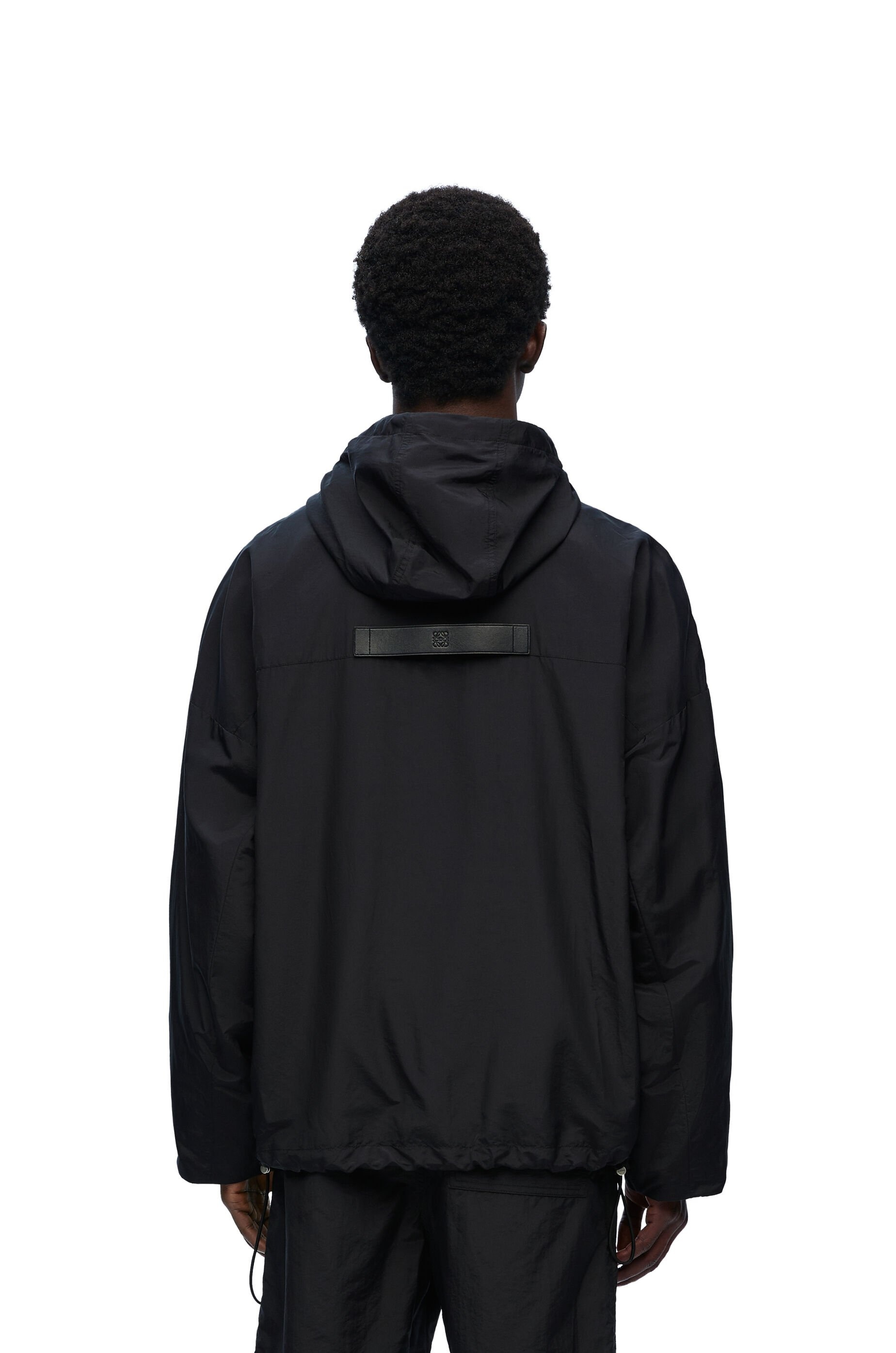 Hooded jacket in technical silk - 4