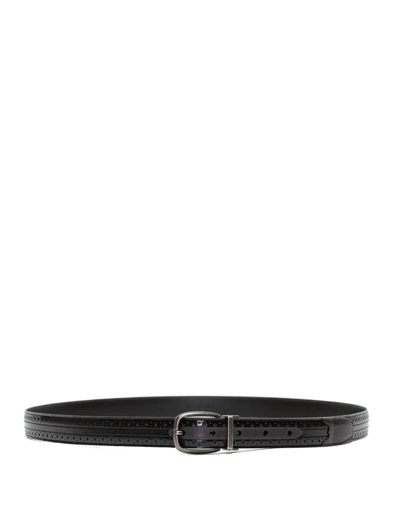 Dolce & Gabbana perforated detail belt outlook