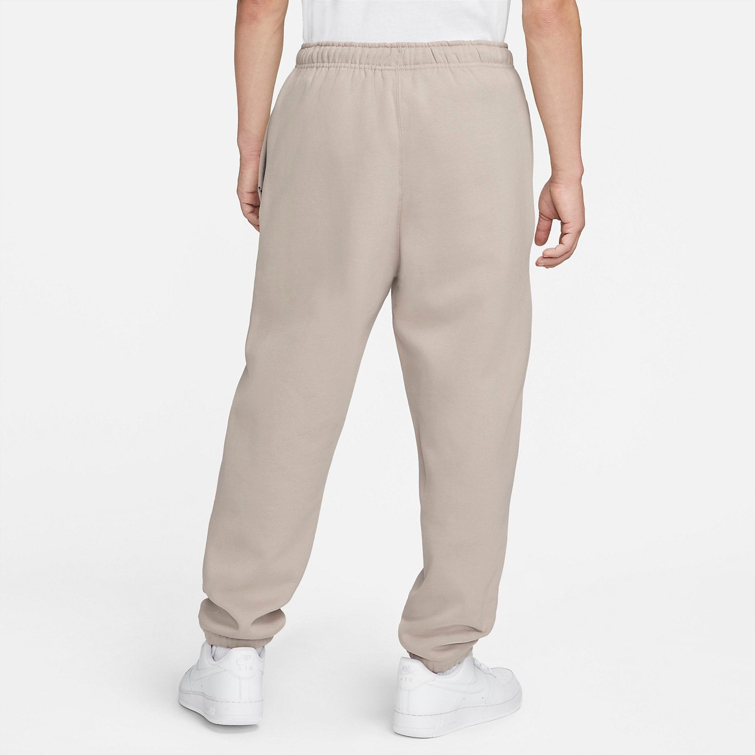 (WMNS) NikeLab Solo Swoosh Fleece Sweatpants Asia Sizing 'Malt' DA0330-245 - 4