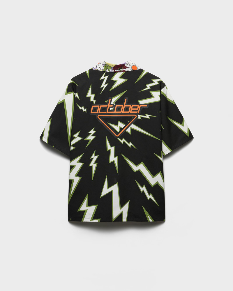 Timecapsule printed cotton shirt 6
