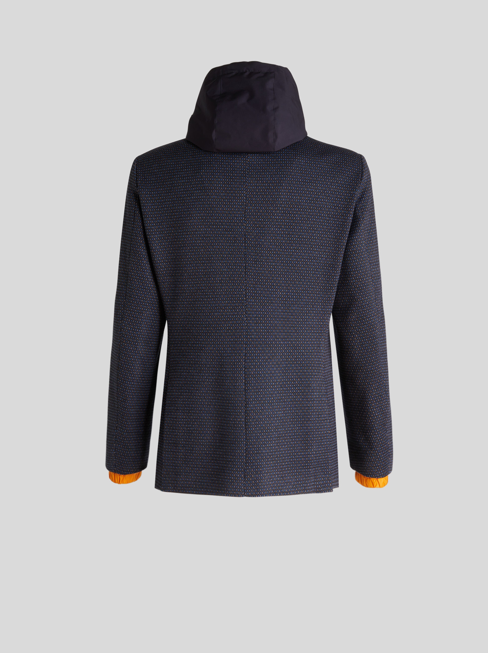 JERSEY JACKET WITH MICRO GEOMETRIC PATTERNS AND DICKEY - 6