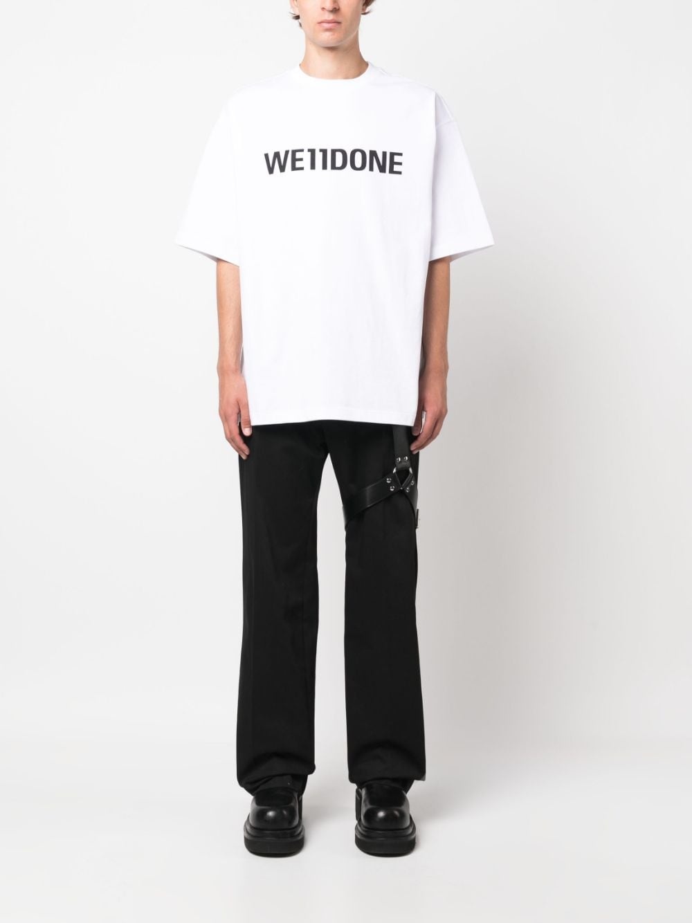 logo-print cotton T-shirt - 2