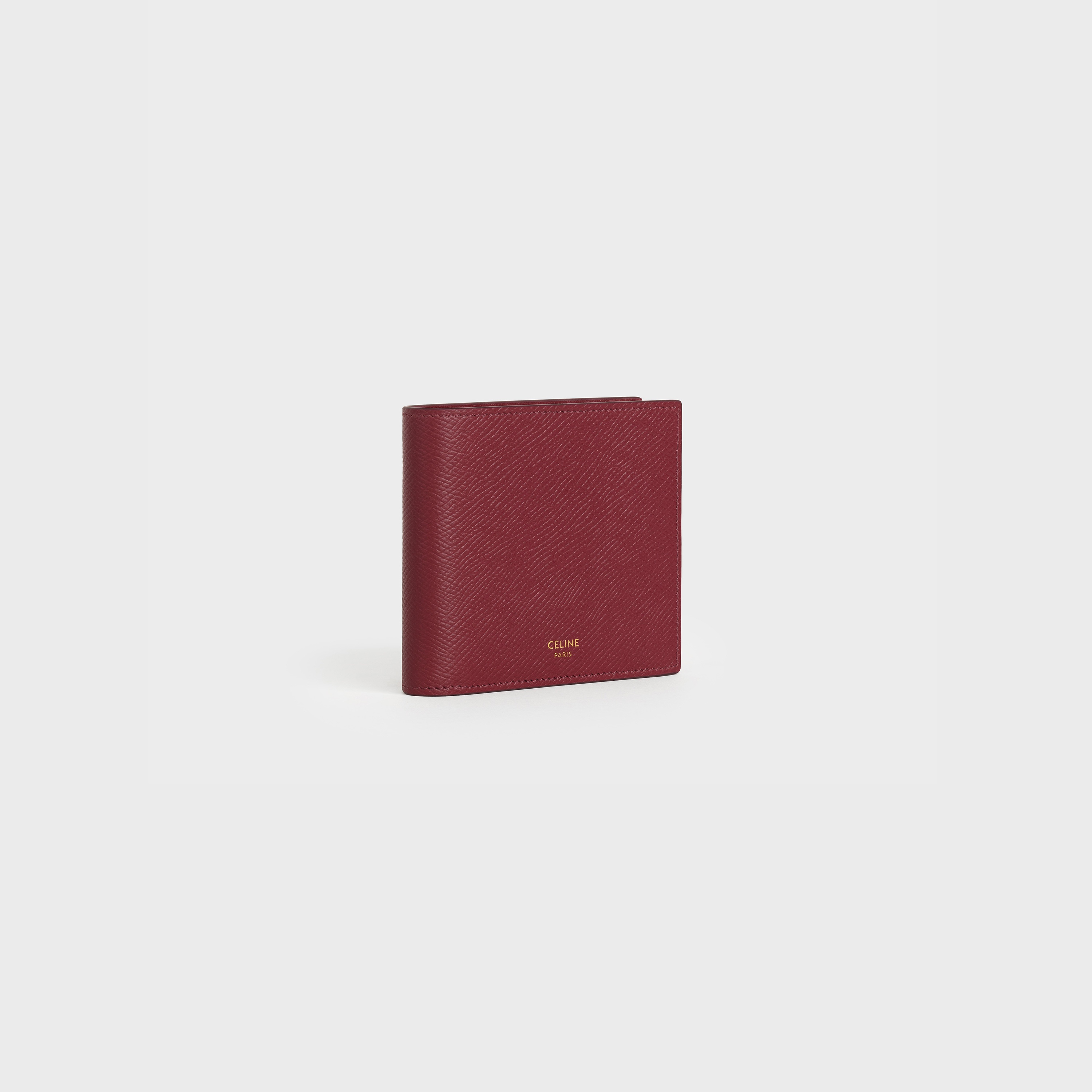 BI-FOLD WALLET WITH COIN  IN  GRAINED CALFSKIN - 2
