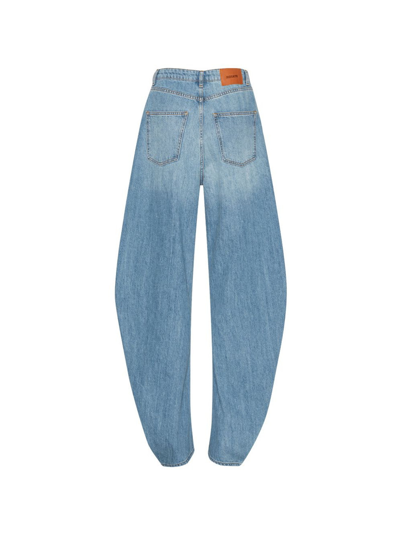 blue tapered jeans 6