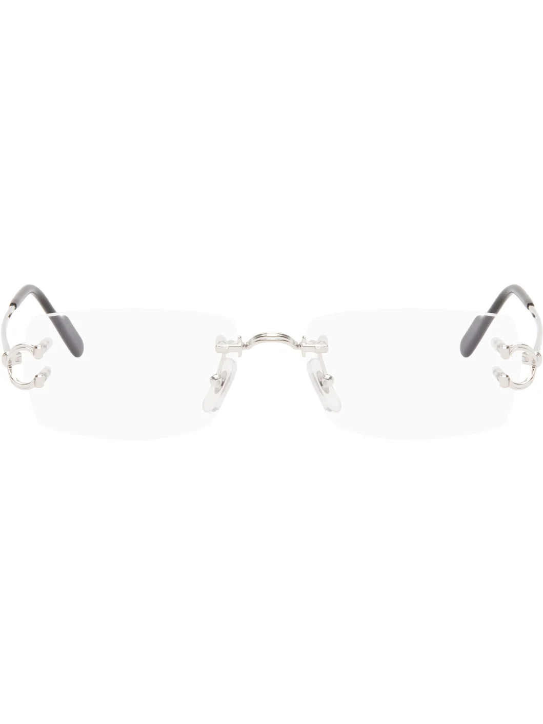 Silver 'Signature C de Cartier' Glasses - 1