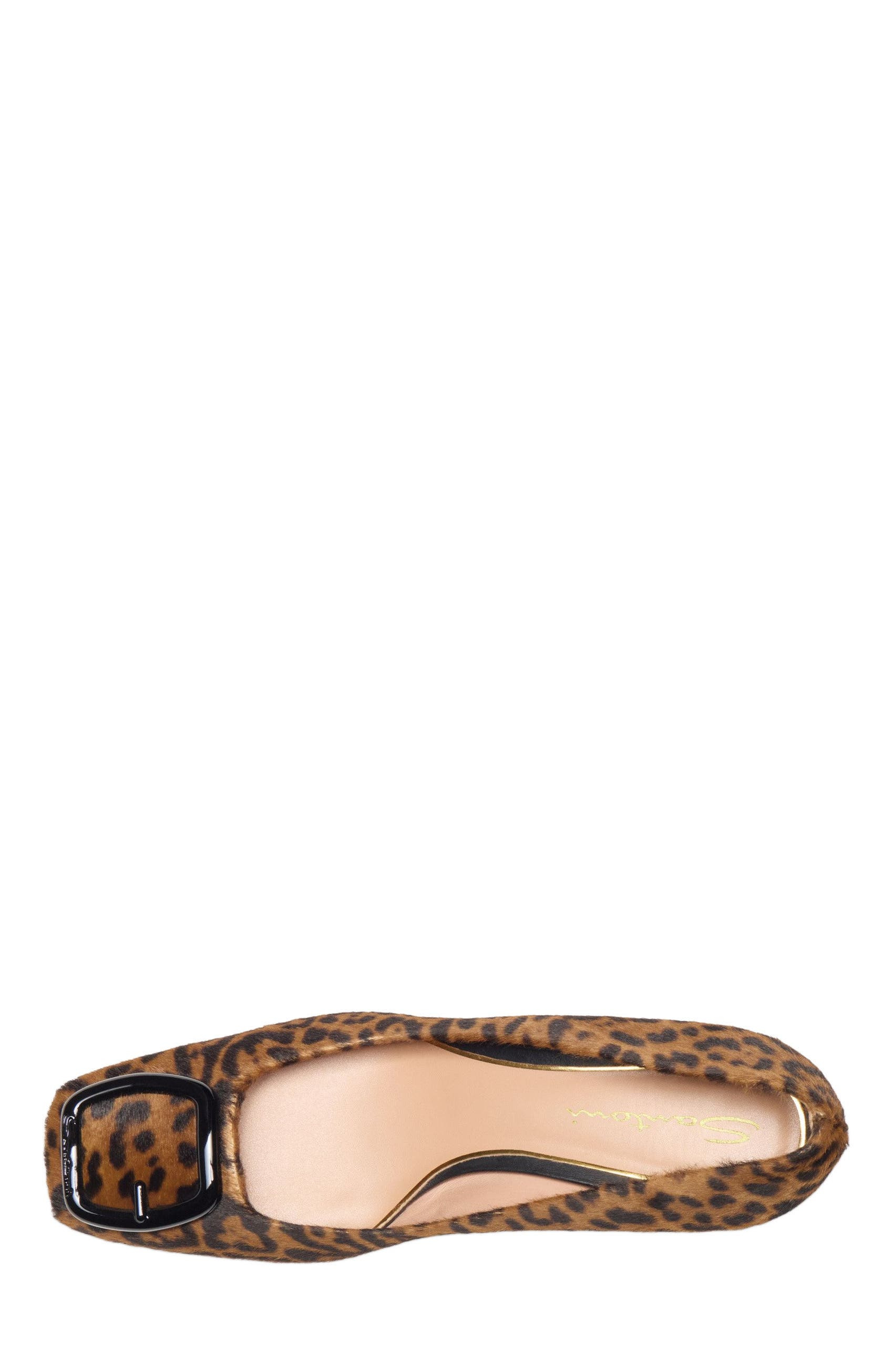 Santoni Women's animal-print cavallino mid-heel pump in Brown at Nordstrom - 8