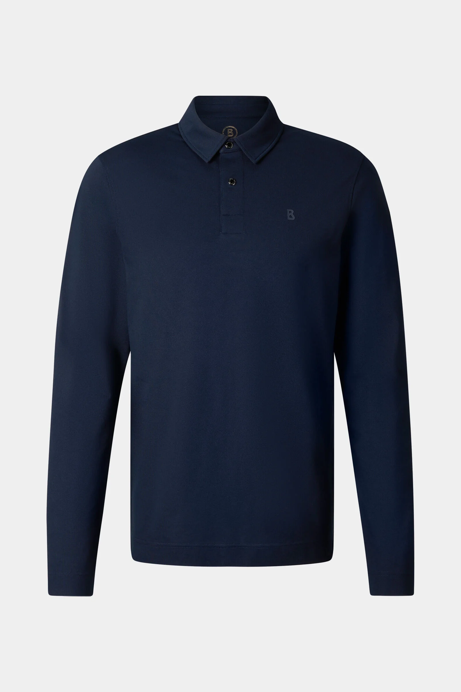 Timon polo long-sleeved top in Navy - 1