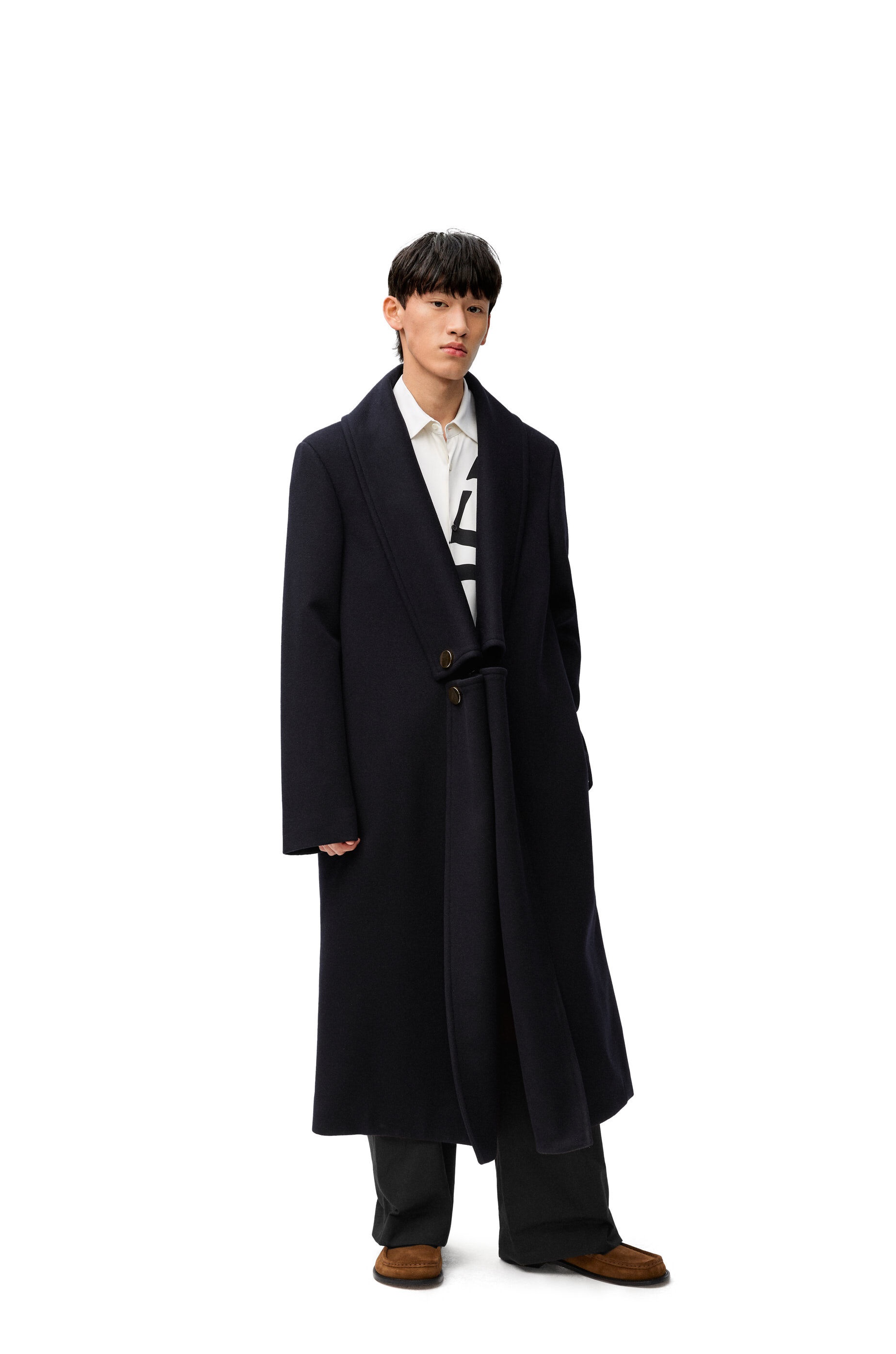 Coat in wool and cashmere - 3