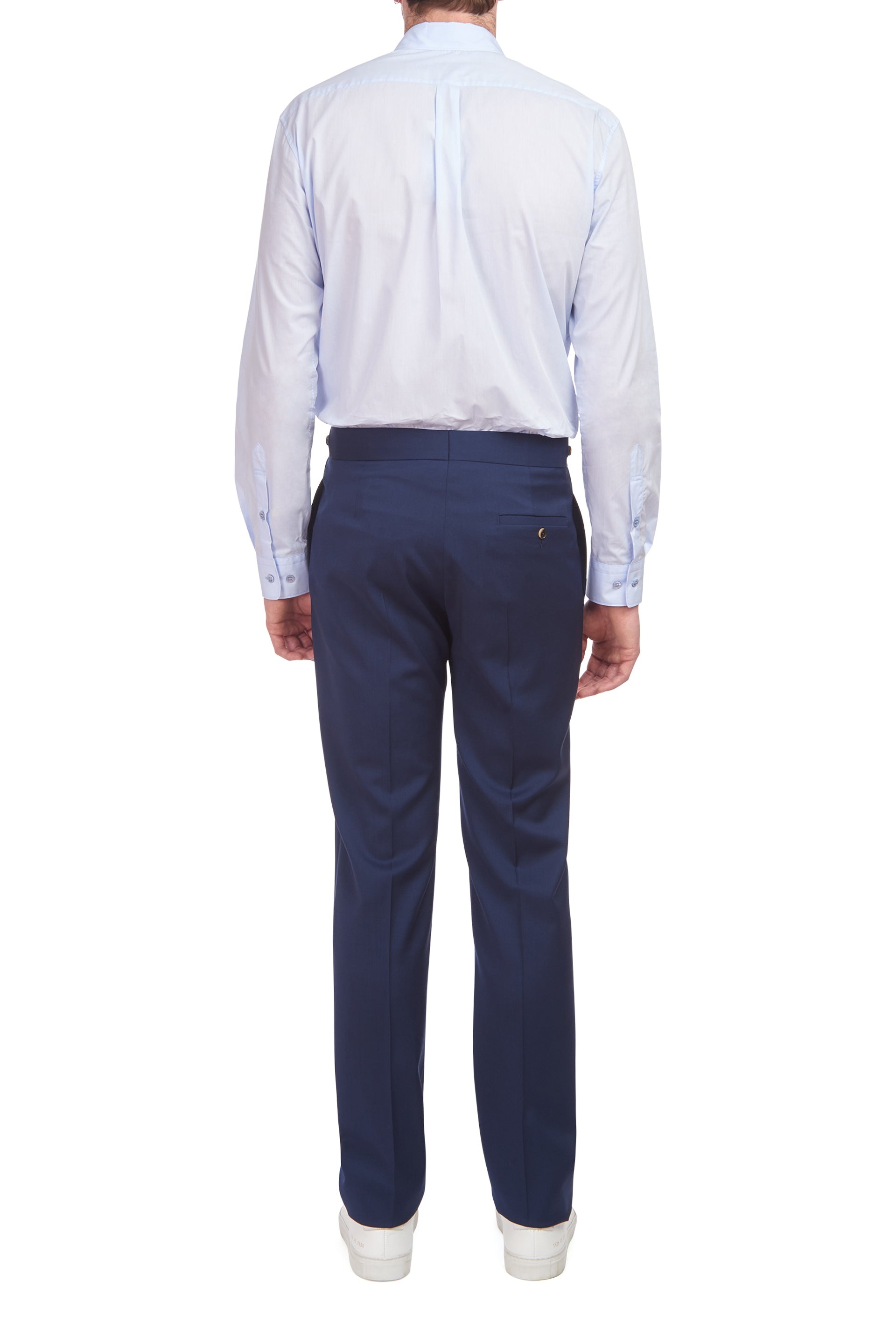 Reyes Shirt in Light Blue Cotton - 3