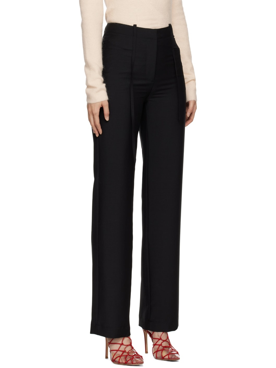 Black Elsa Trousers - 2