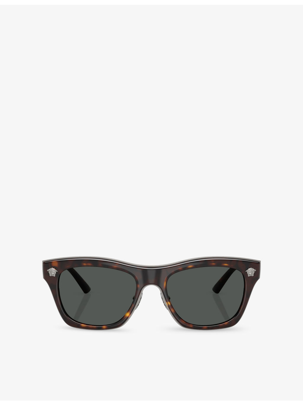 VE2272 Rectangle-Frame Tortoiseshell Acetate Sunglasses - 1