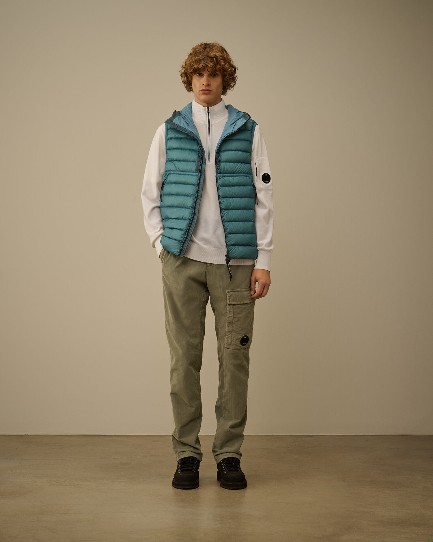 Corduroy Lens Cargo Pants - 2