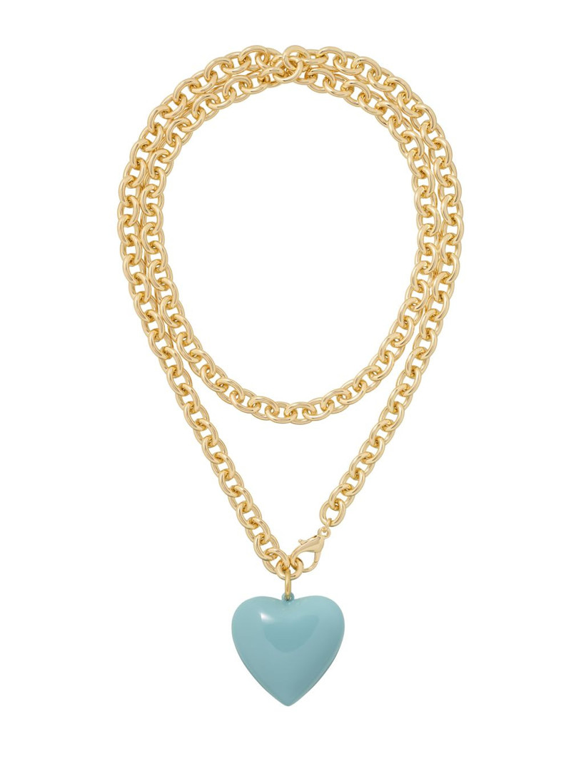 ROXANNE ASSOULIN Big Puffy Heart Charm necklace outlook