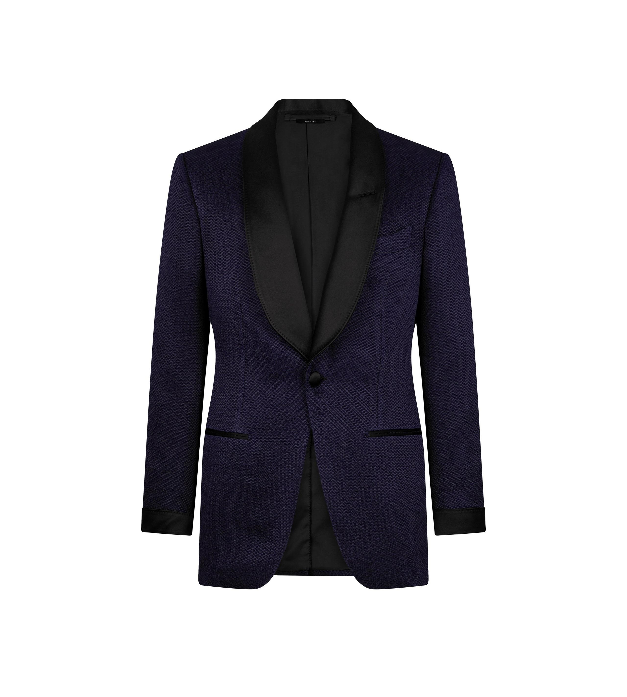 HONEYCOMB VISCOSE ATTICUS COCKTAIL JACKET - 1