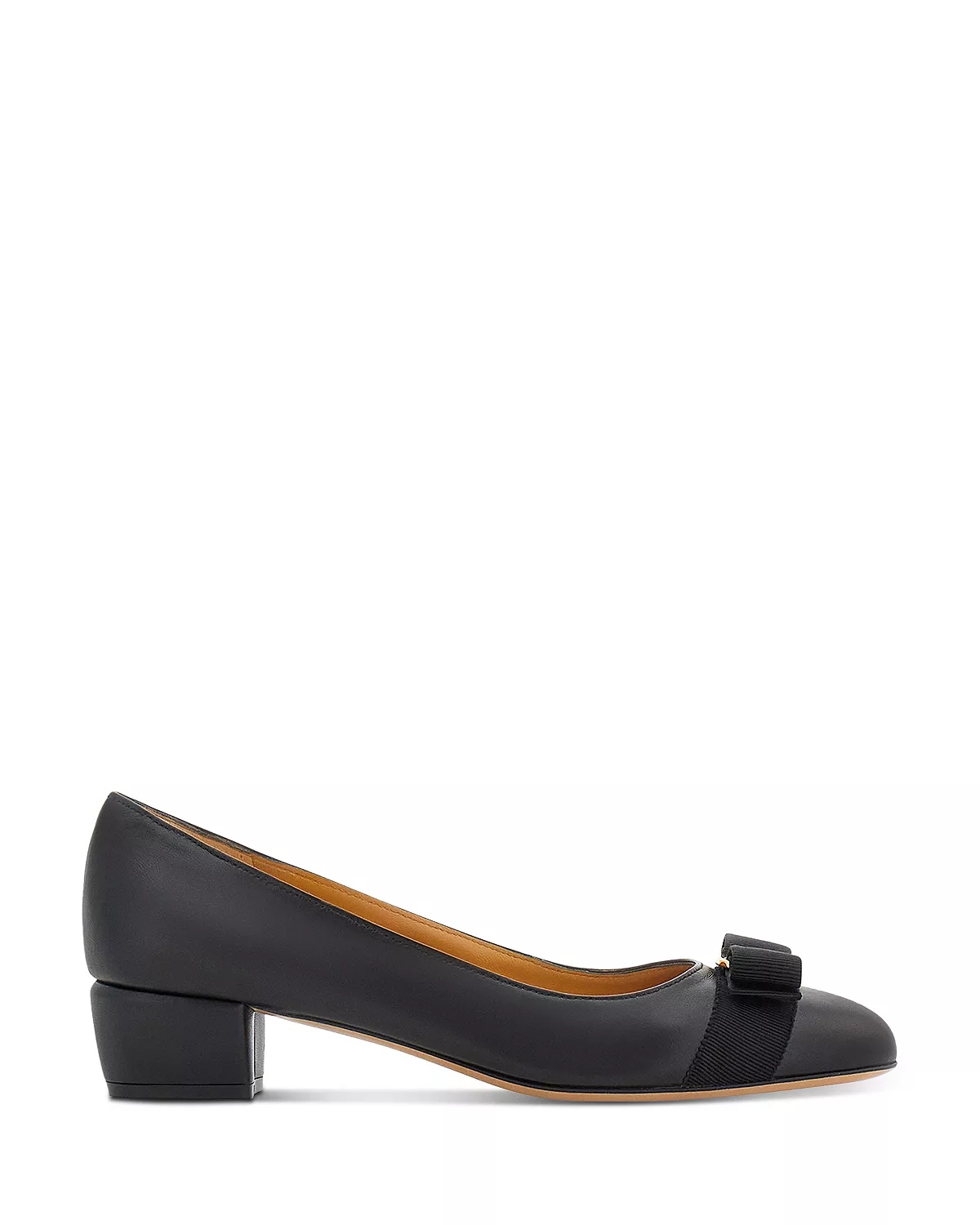 Women's Vara Soft Bow Detail Blue Block Heel Pumps - 3