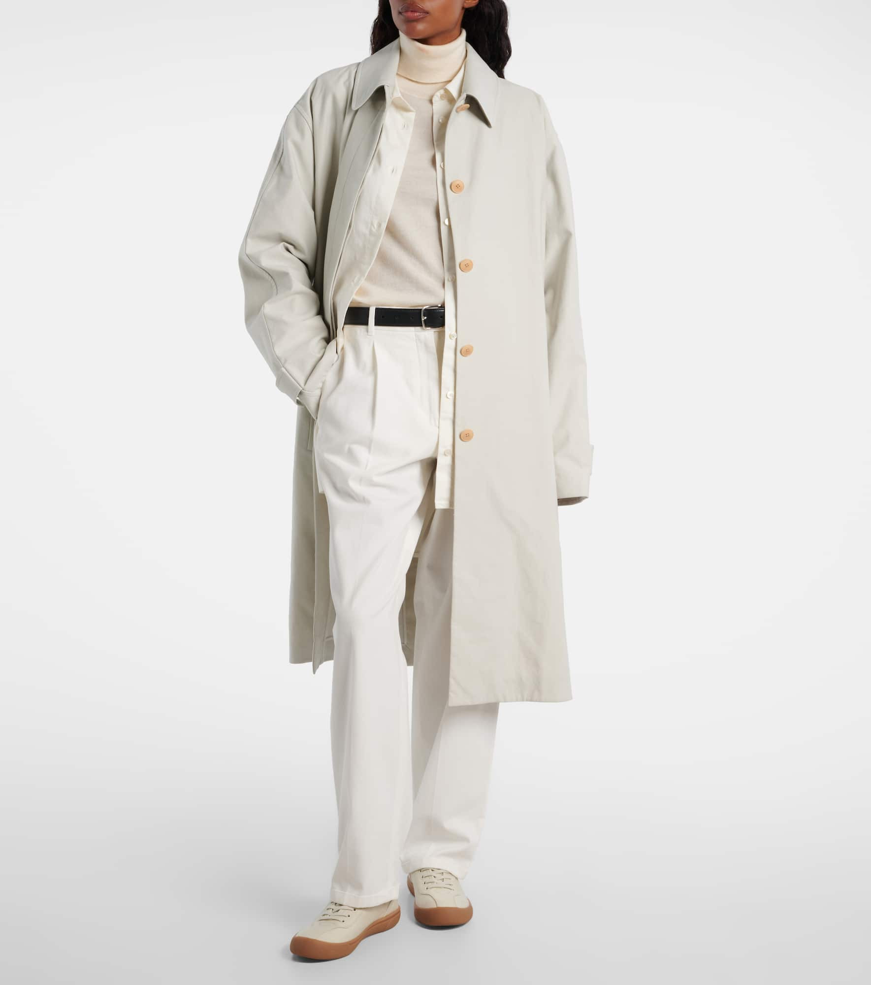 Pluma cotton and cashmere coat - 2