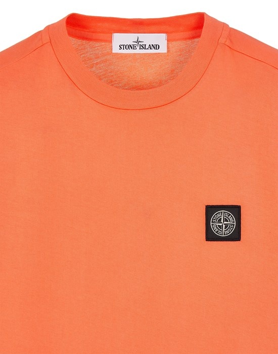 24113 GARMENT-DYED 60/2 COTTON JERSEY  ORANGE - 3