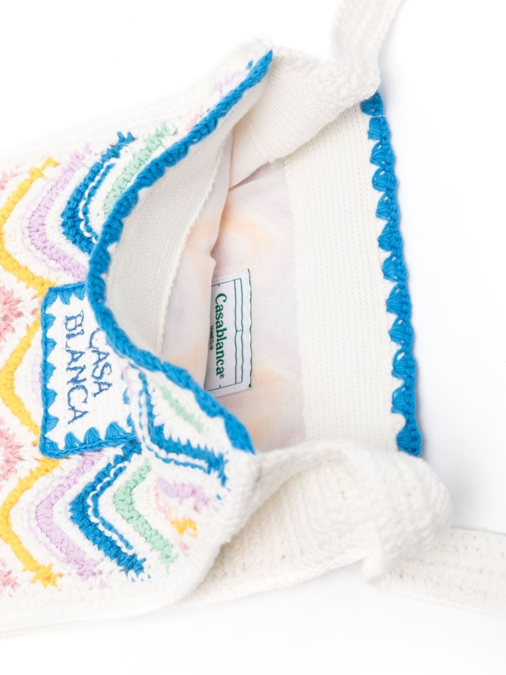 wavy crochet cross body bag - 4