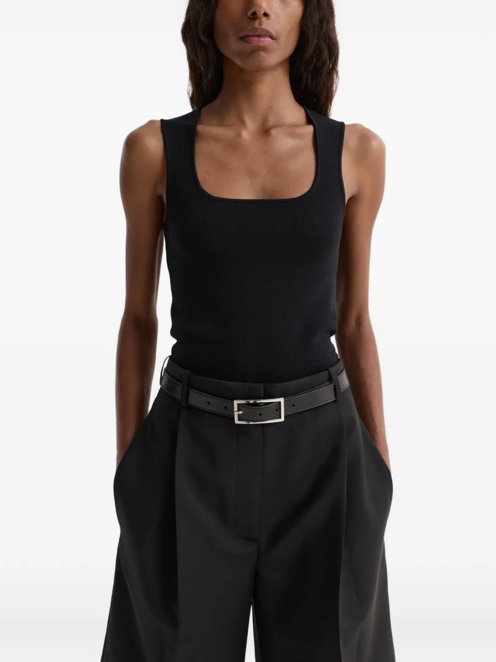 knitted bustier top - 1