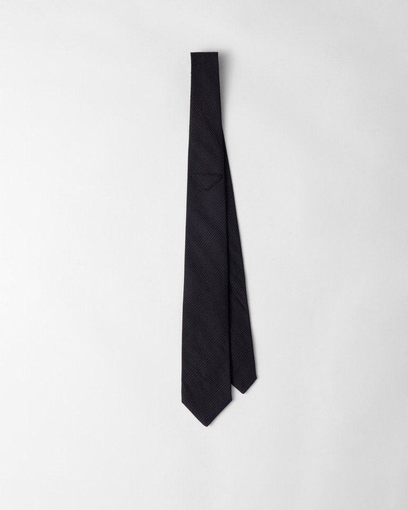 Wool blend tie 1