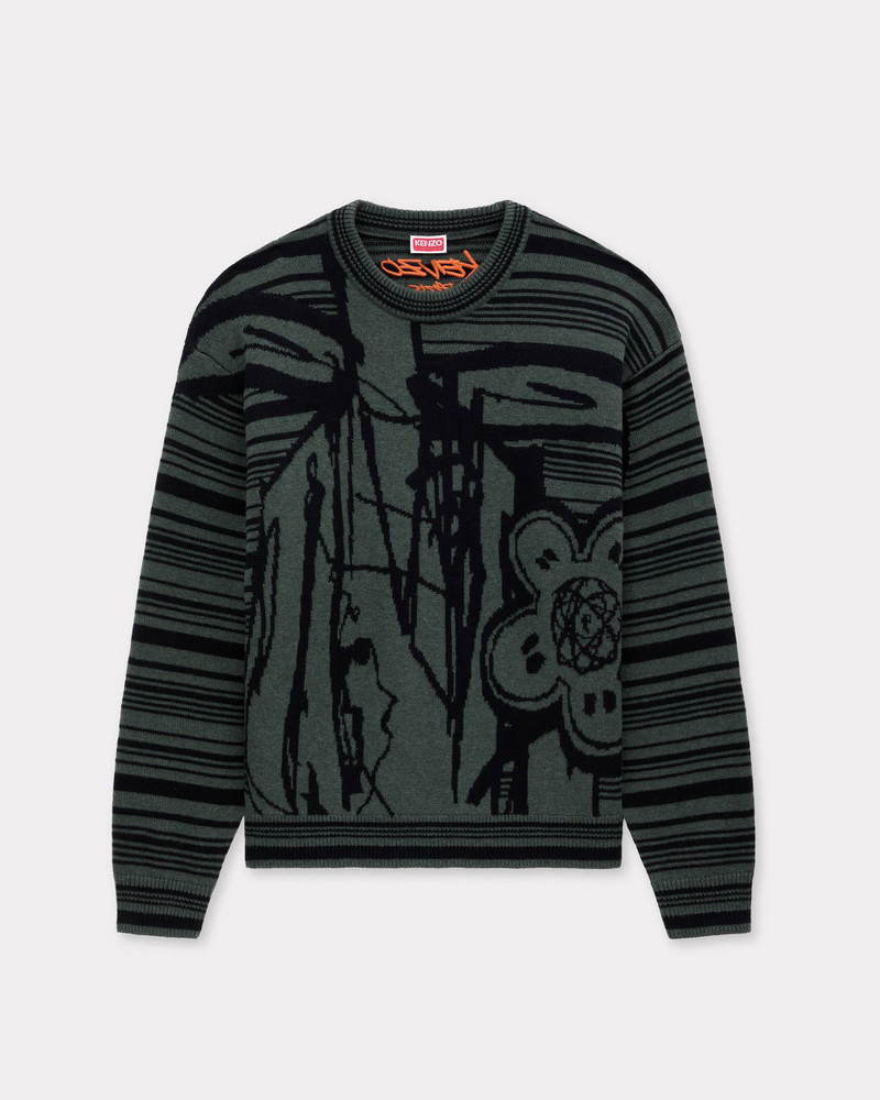 'Kenzo x Futura 2000' jumper in wool and cotton 1