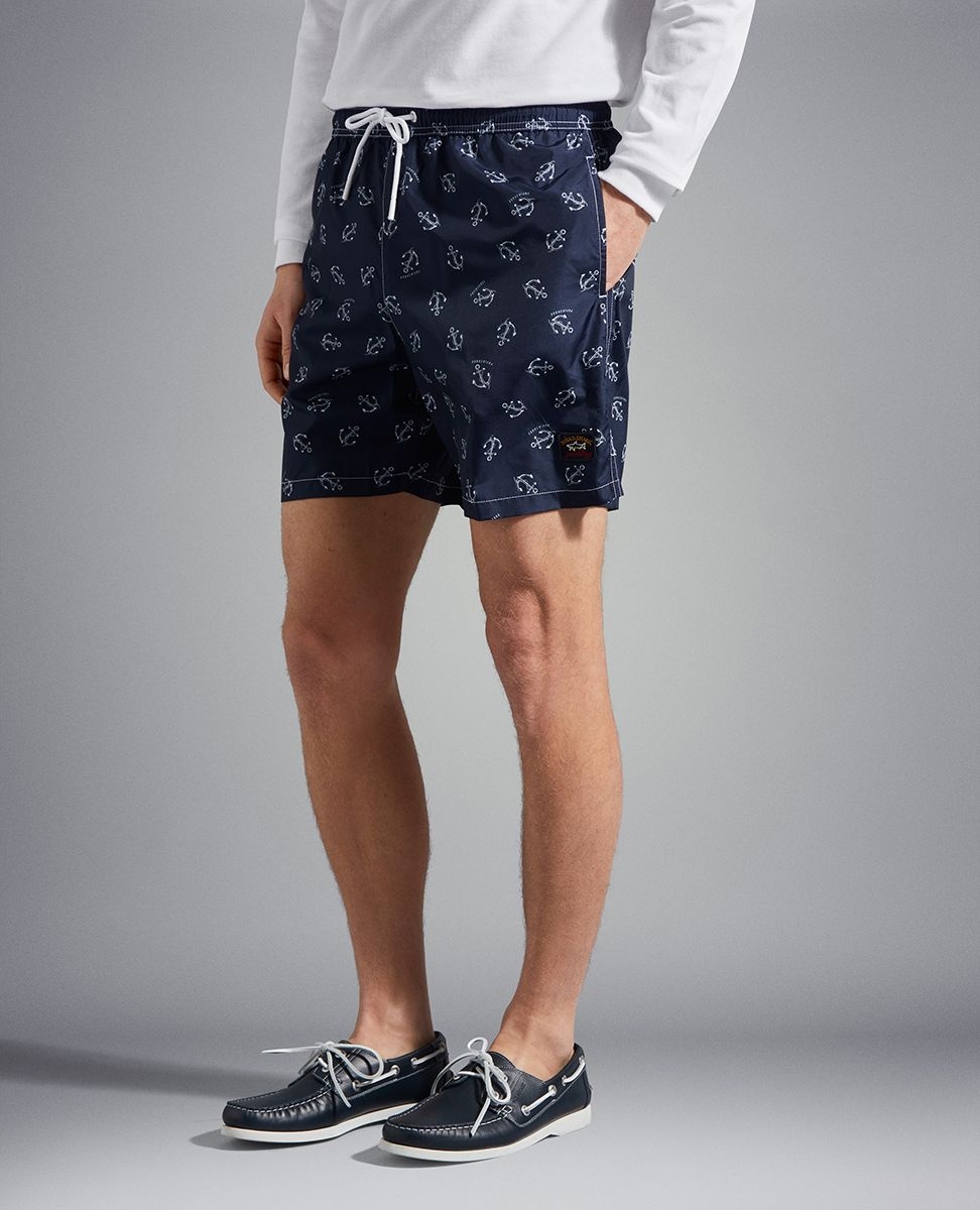 Swim shorts with anchor print - 2