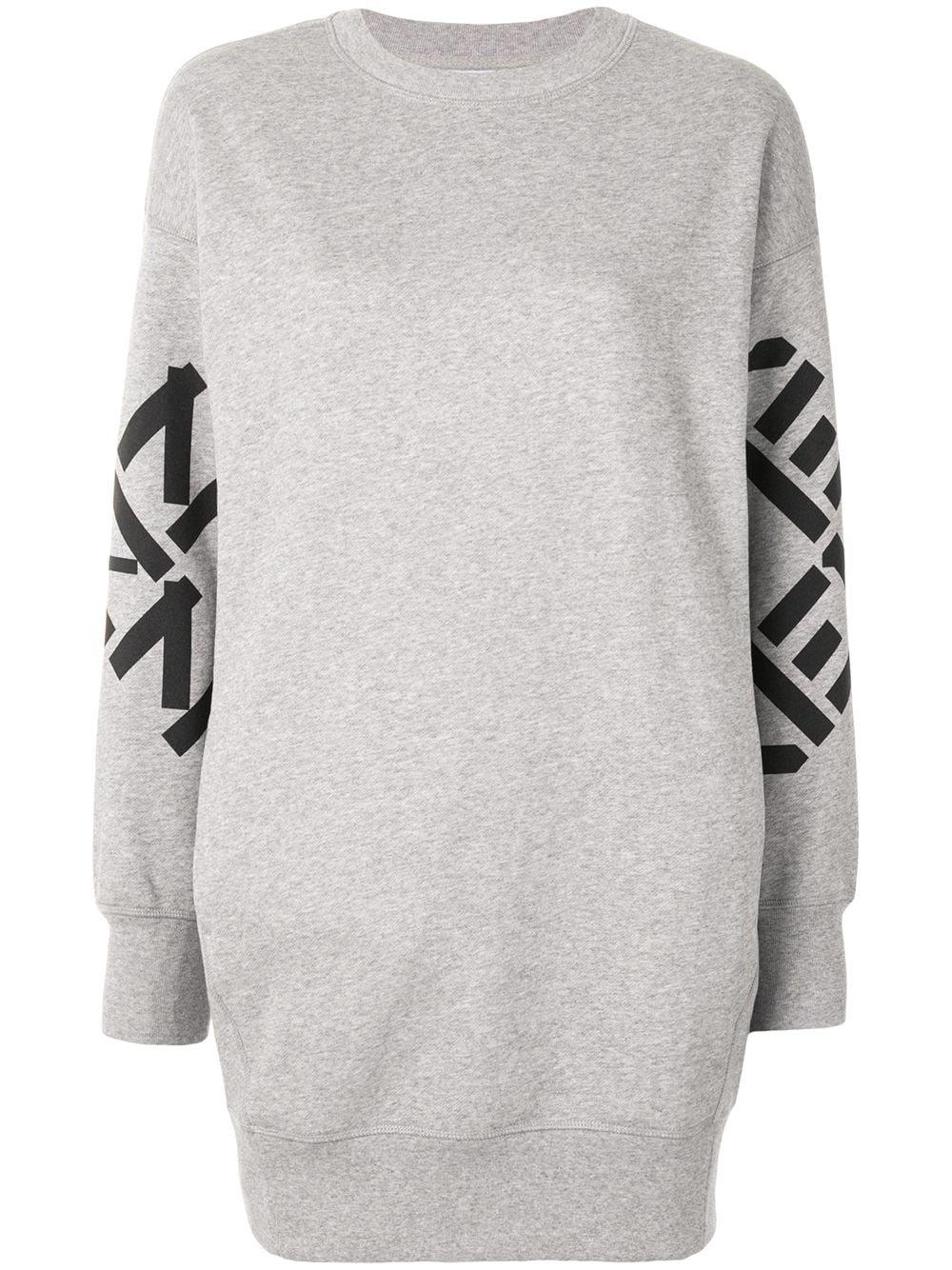 Big X sweatshirt dress - 1