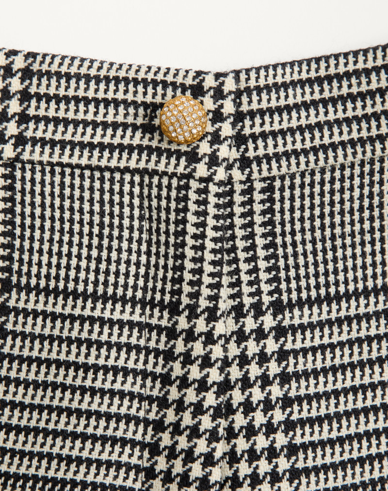 HOUNDSTOOTH WOOL PANTS 3