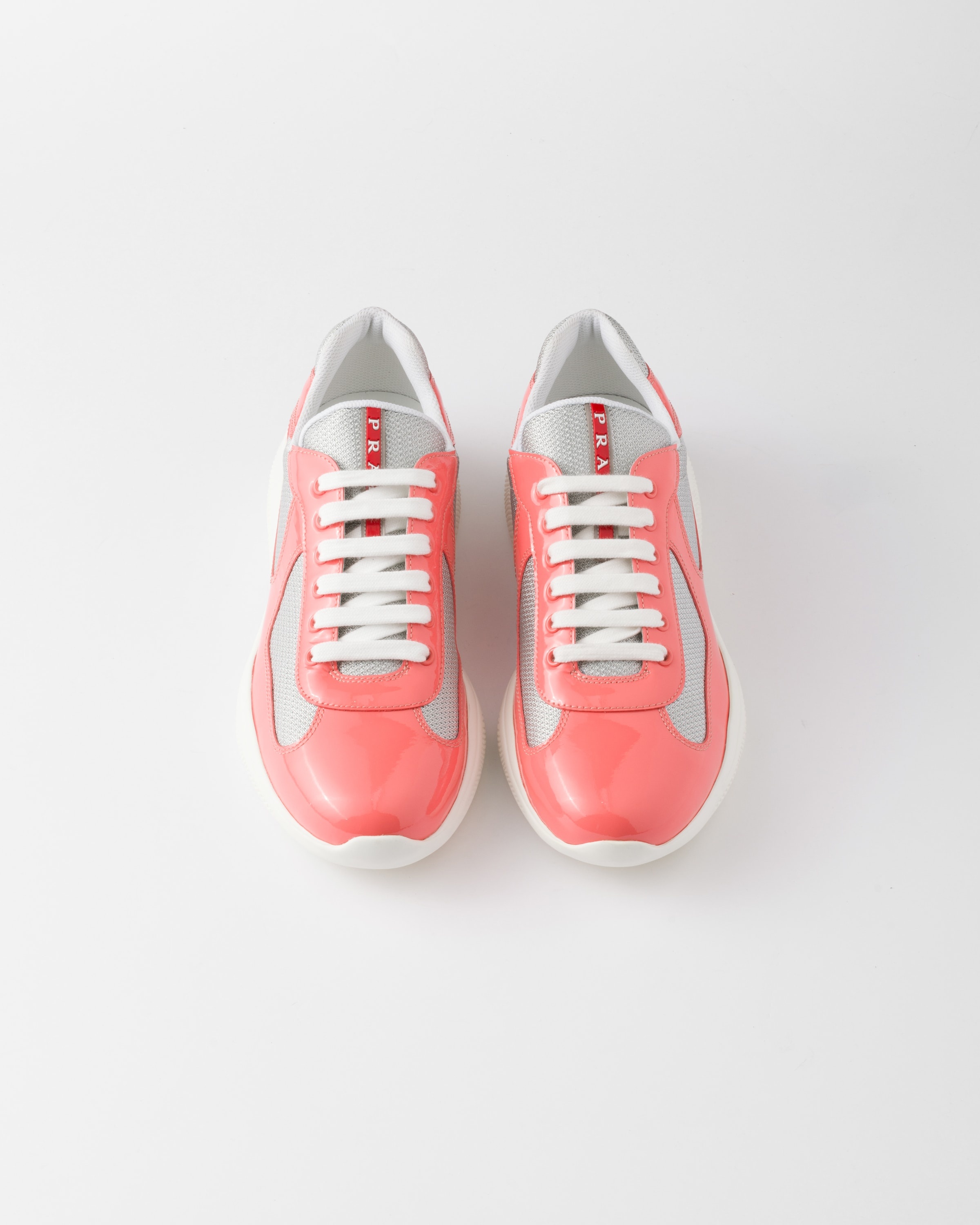 Patent leather and technical fabric Prada America's Cup sneakers - 3