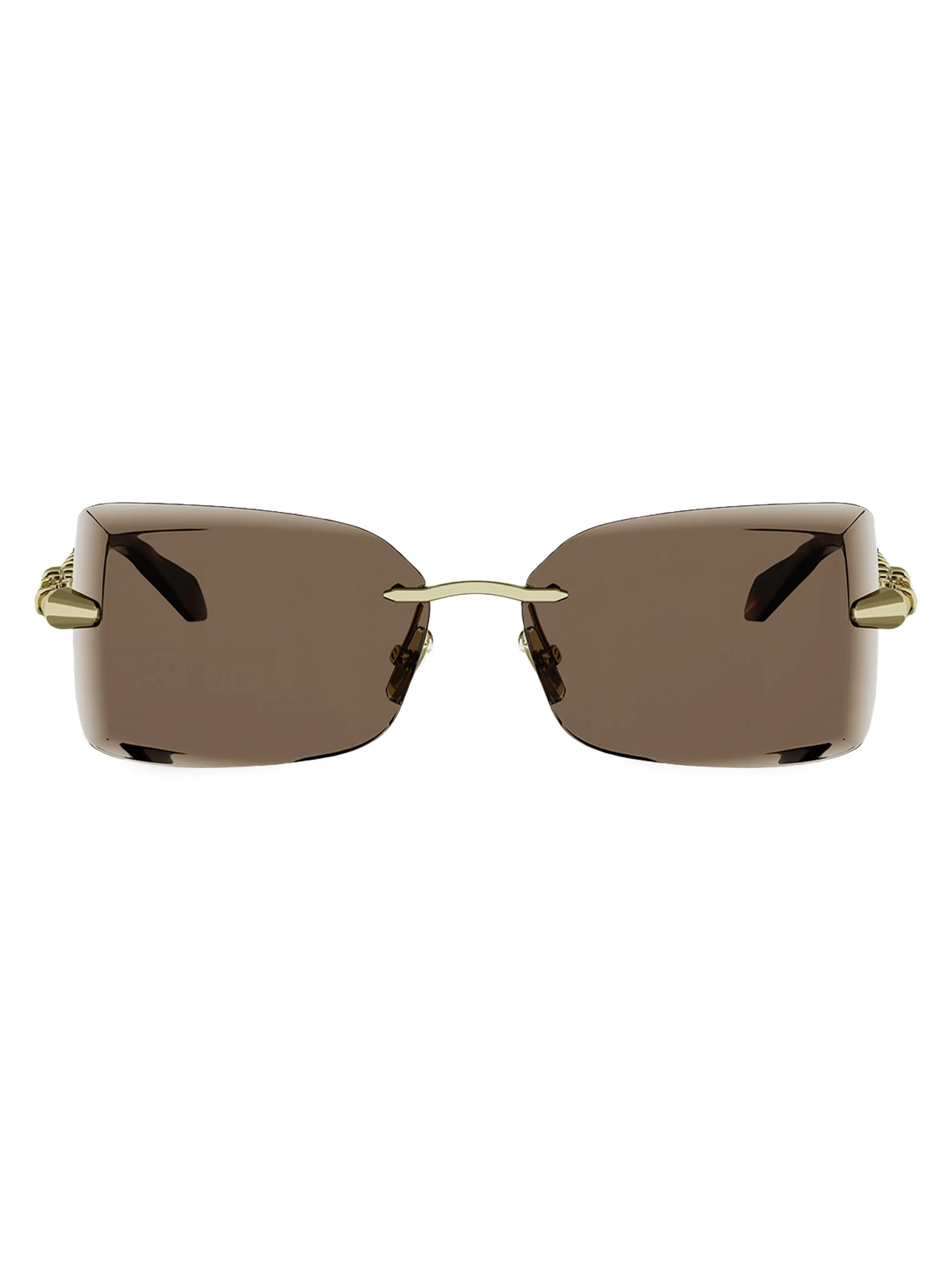 Women's Serpenti Viper 59MM Butterfly Sunglasses - Gold Brown - 1