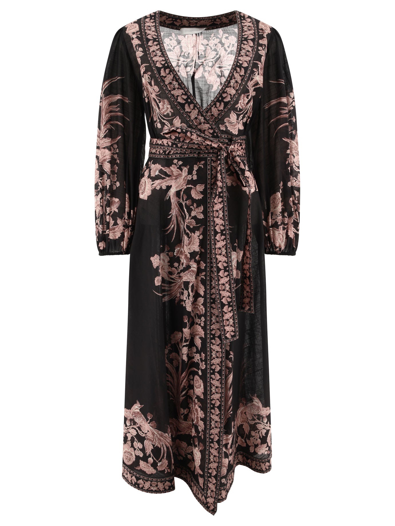 Zimmermann "Waverly Wrap" Midi Dress - 1