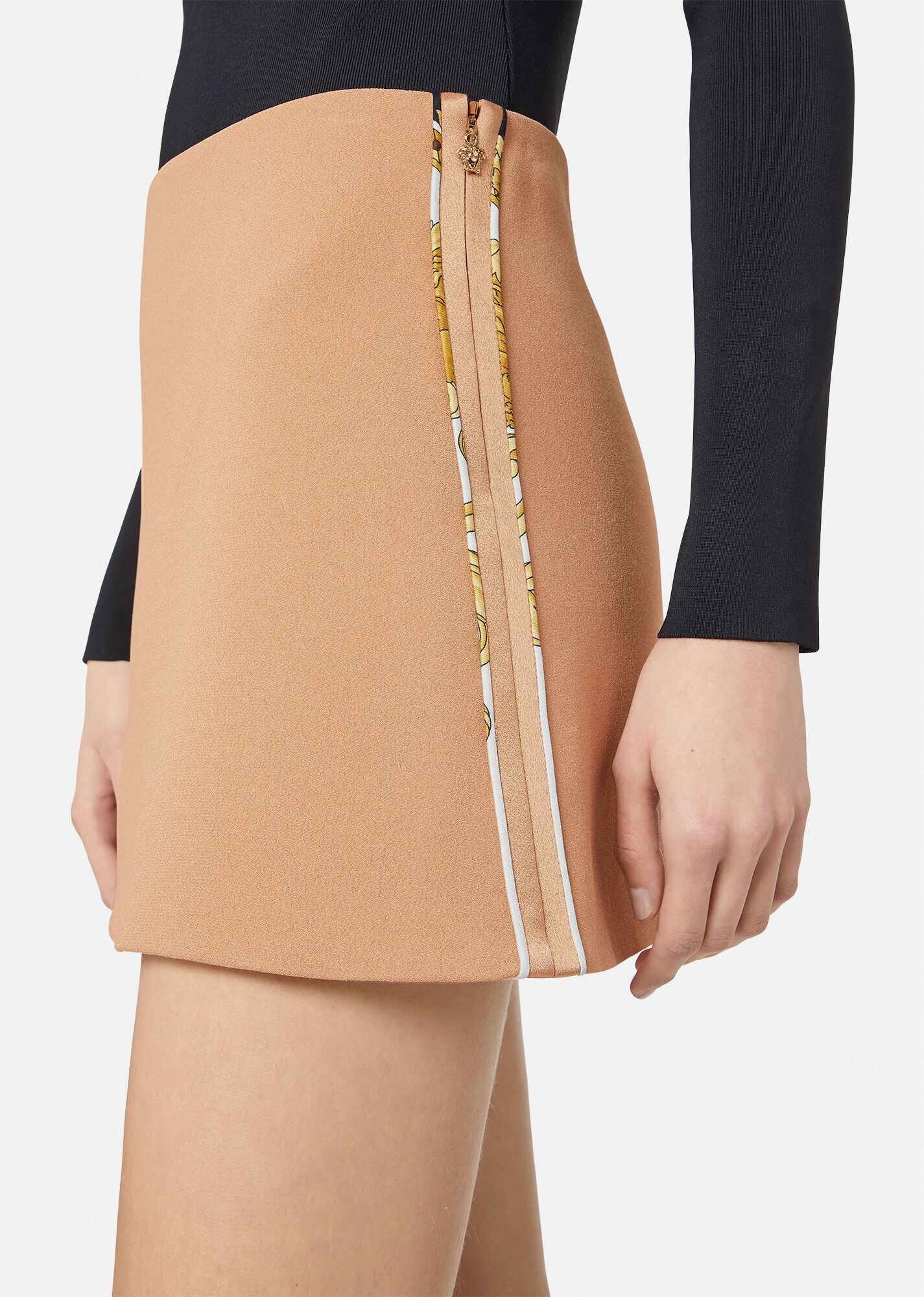 Satin Mini Skirt - 5