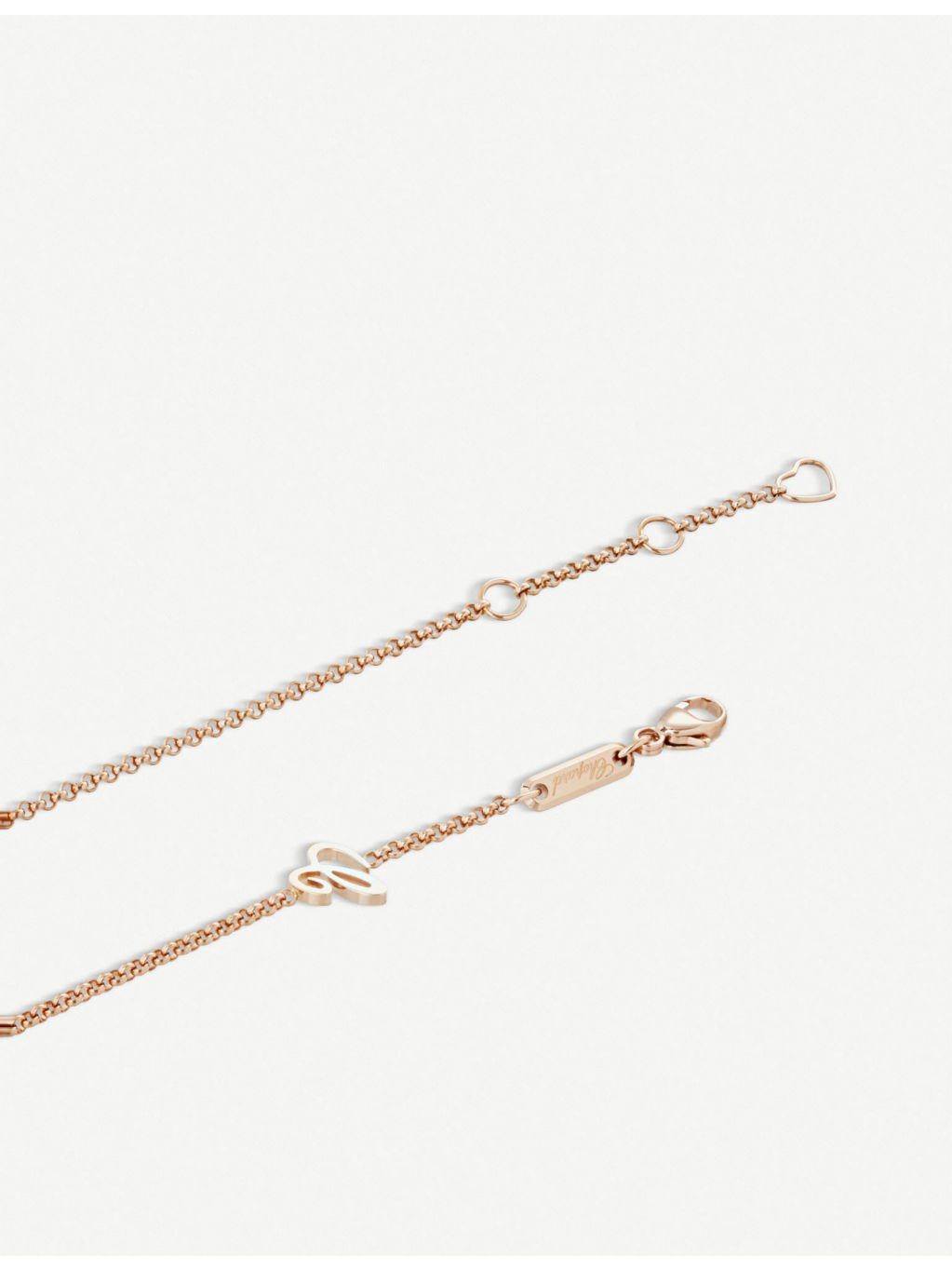 Happy Hearts 18ct rose-gold, diamond and turquoise necklace - 4