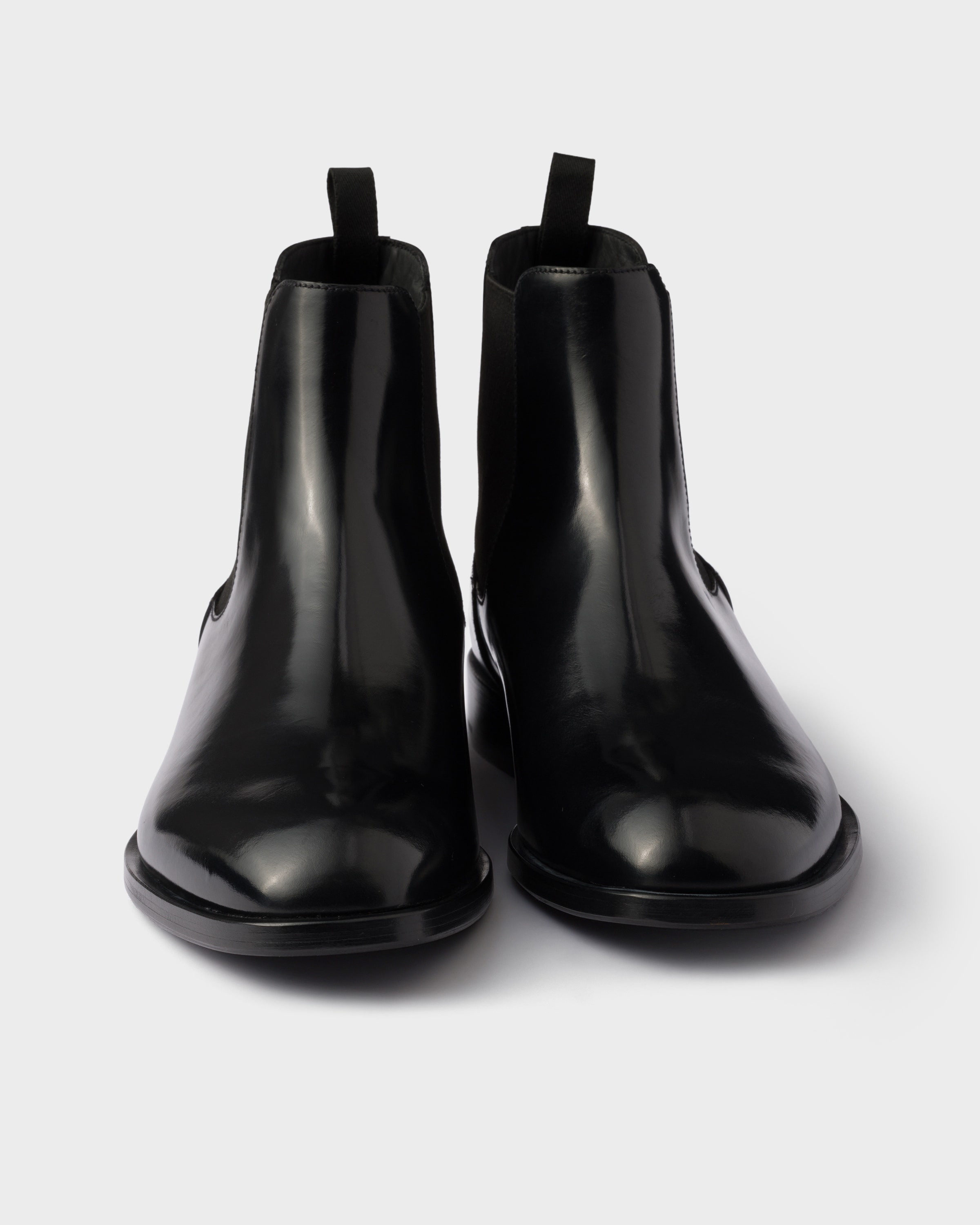Brushed leather Chelsea boots - 6