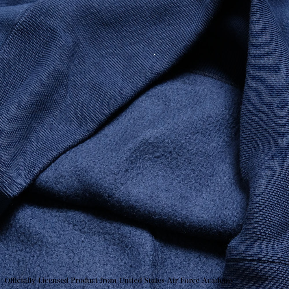 REVERSE WEAVE HALF ZIP HOODED SWEATSHIRT - USAFA - C3-A119 - 9