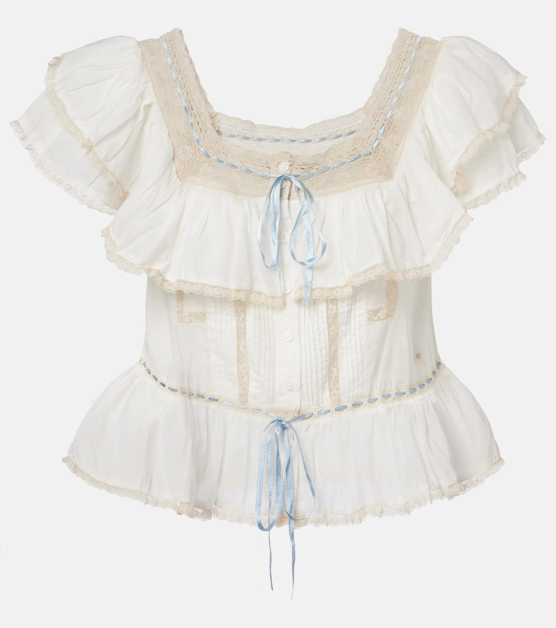 Melisa embroidered cotton blouse - 1