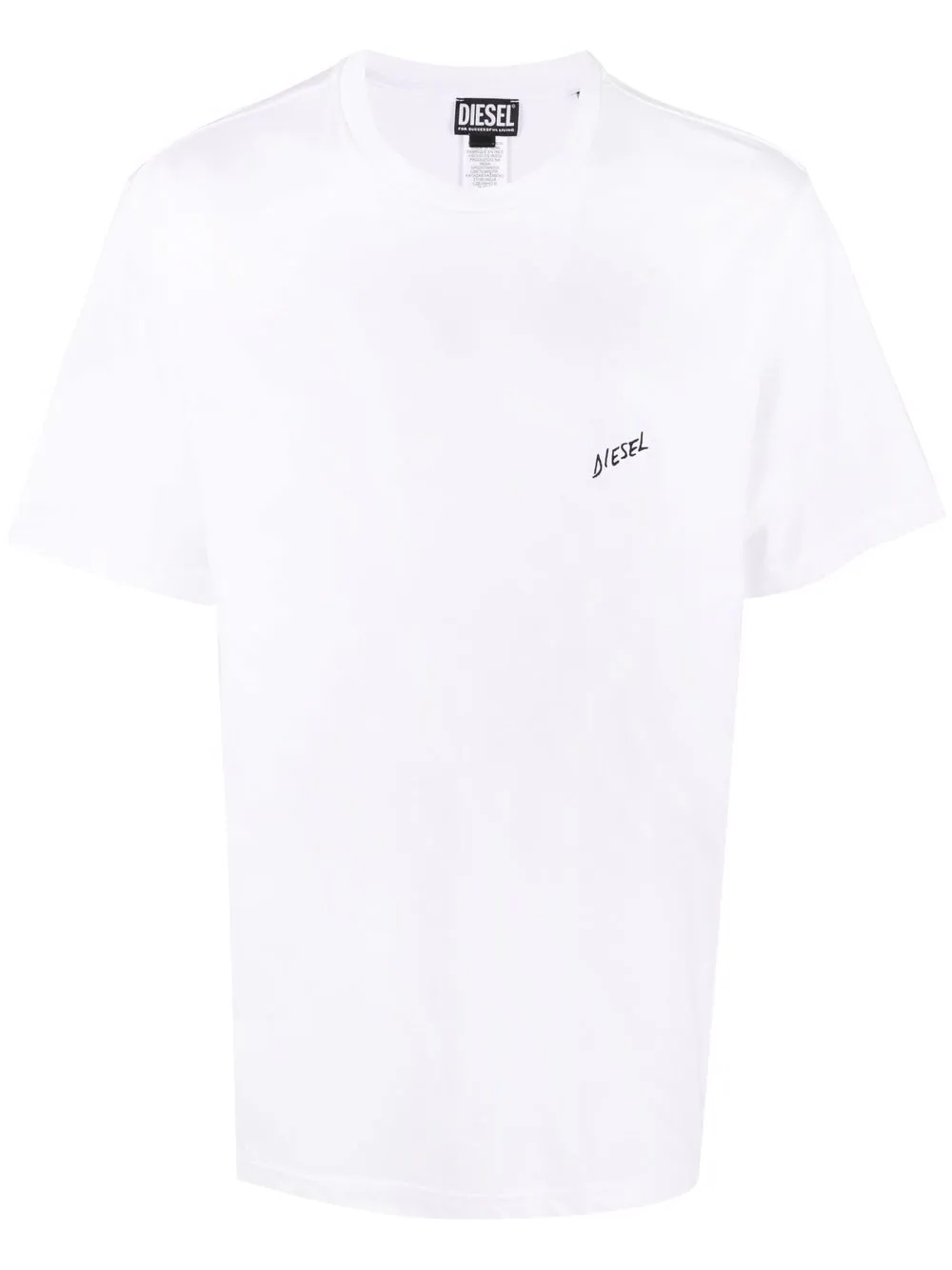 logo-embroidered cotton T-shirt - 1