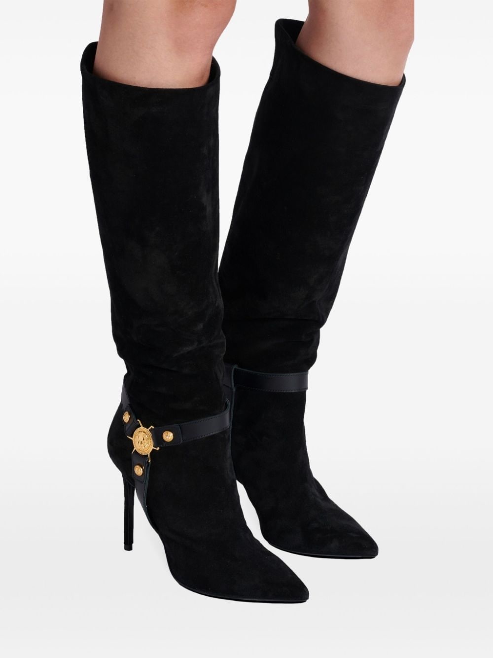 Eva 95mm suede knee-high boots - 7