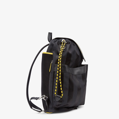 FENDI Black nylon backpack outlook