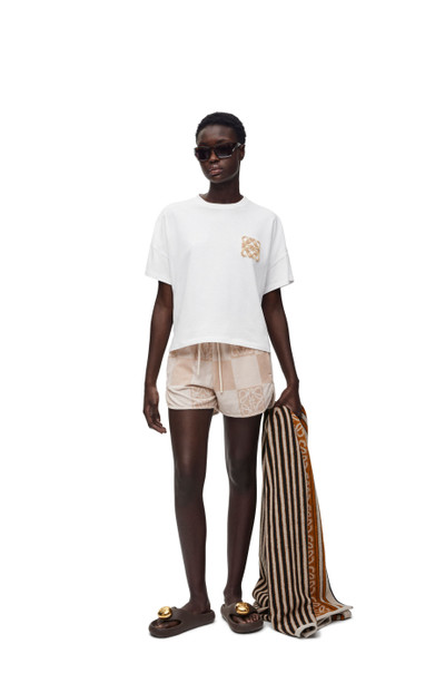 Loewe Shorts in terry cotton jacquard outlook