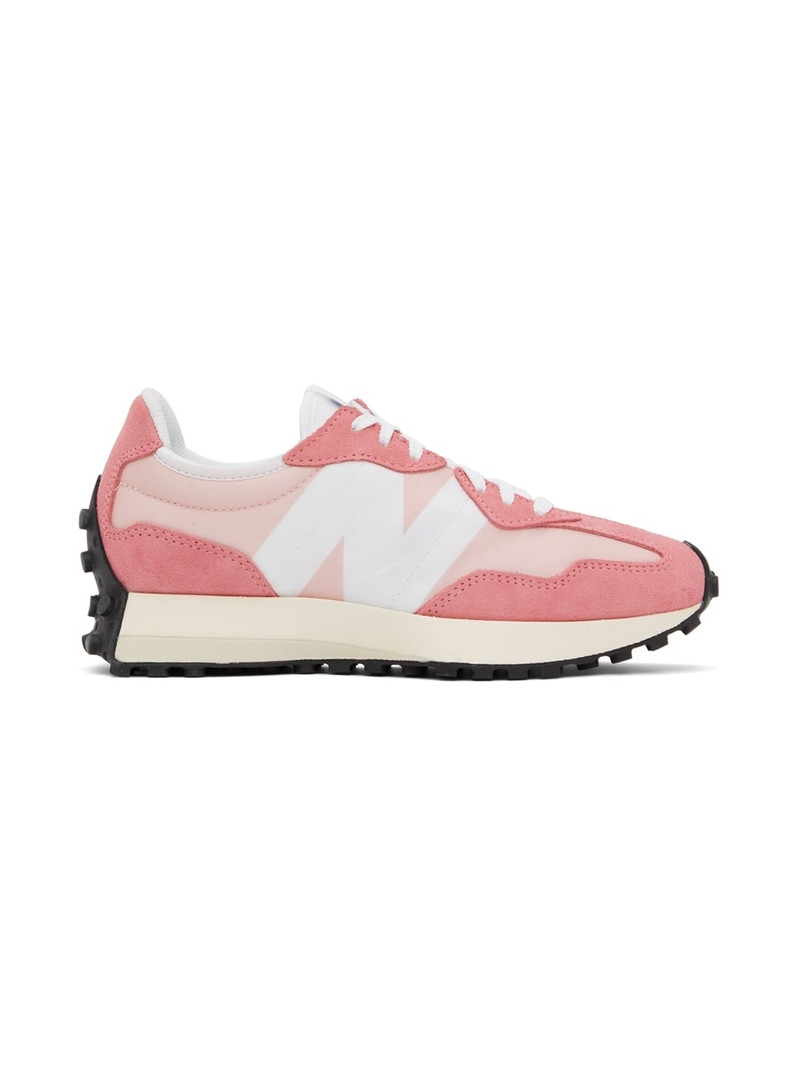 Pink & White 327 Sneakers - 1
