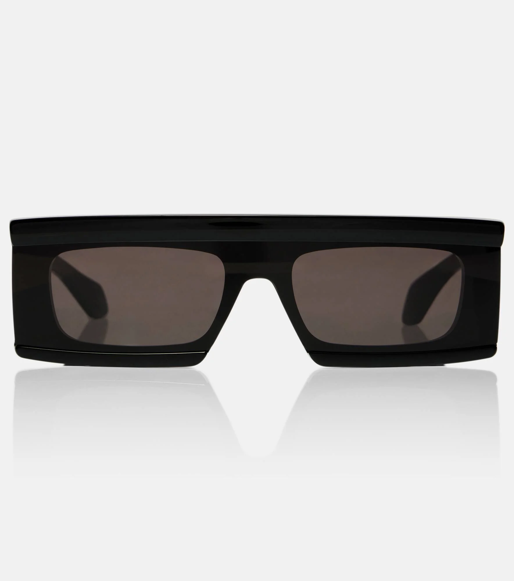 Logo flat-top sunglasses - 1