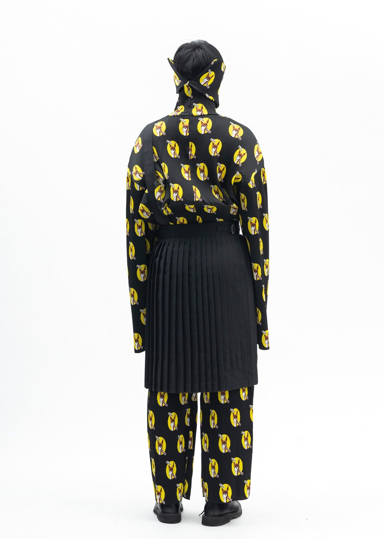 BLACK  KILT SKIRT WHO KILLED BAMBI COLLABORATION WITH JAMIE REID. - 4