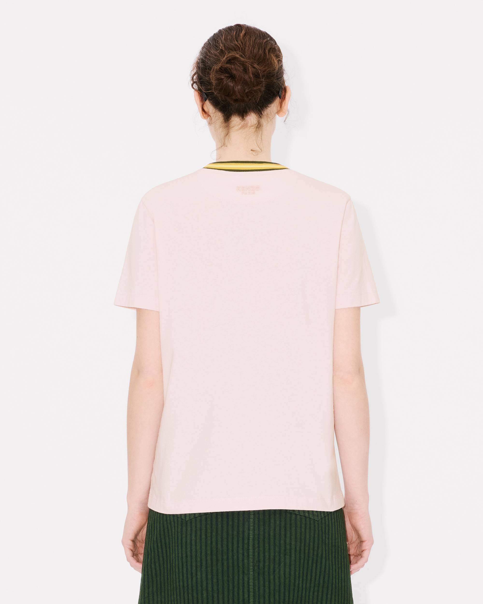 'KENZO Elephant Logo' embroidered loose T-shirt in cotton - 4