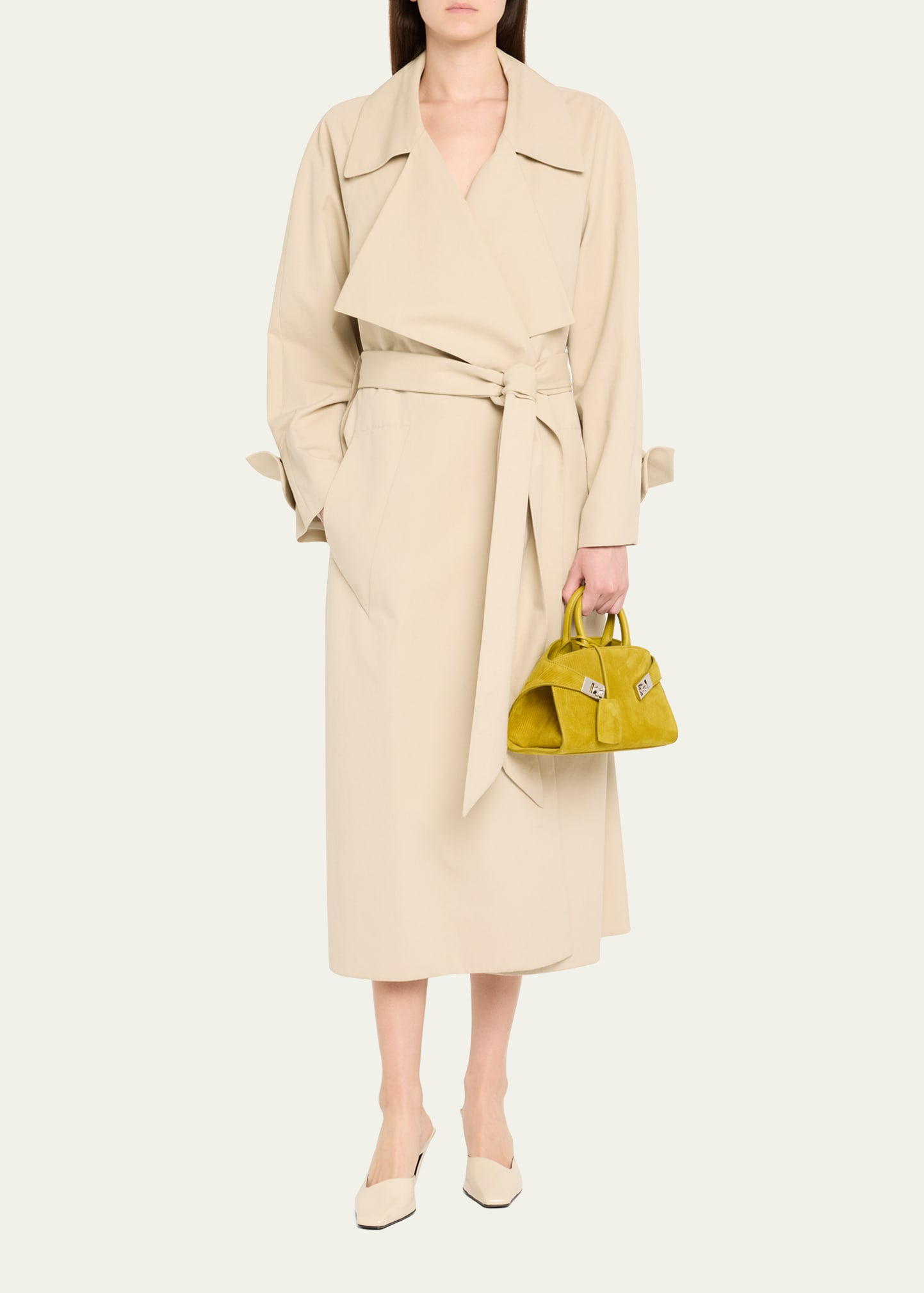 Hug Medium Suede Corduroy Top-Handle Bag - 6
