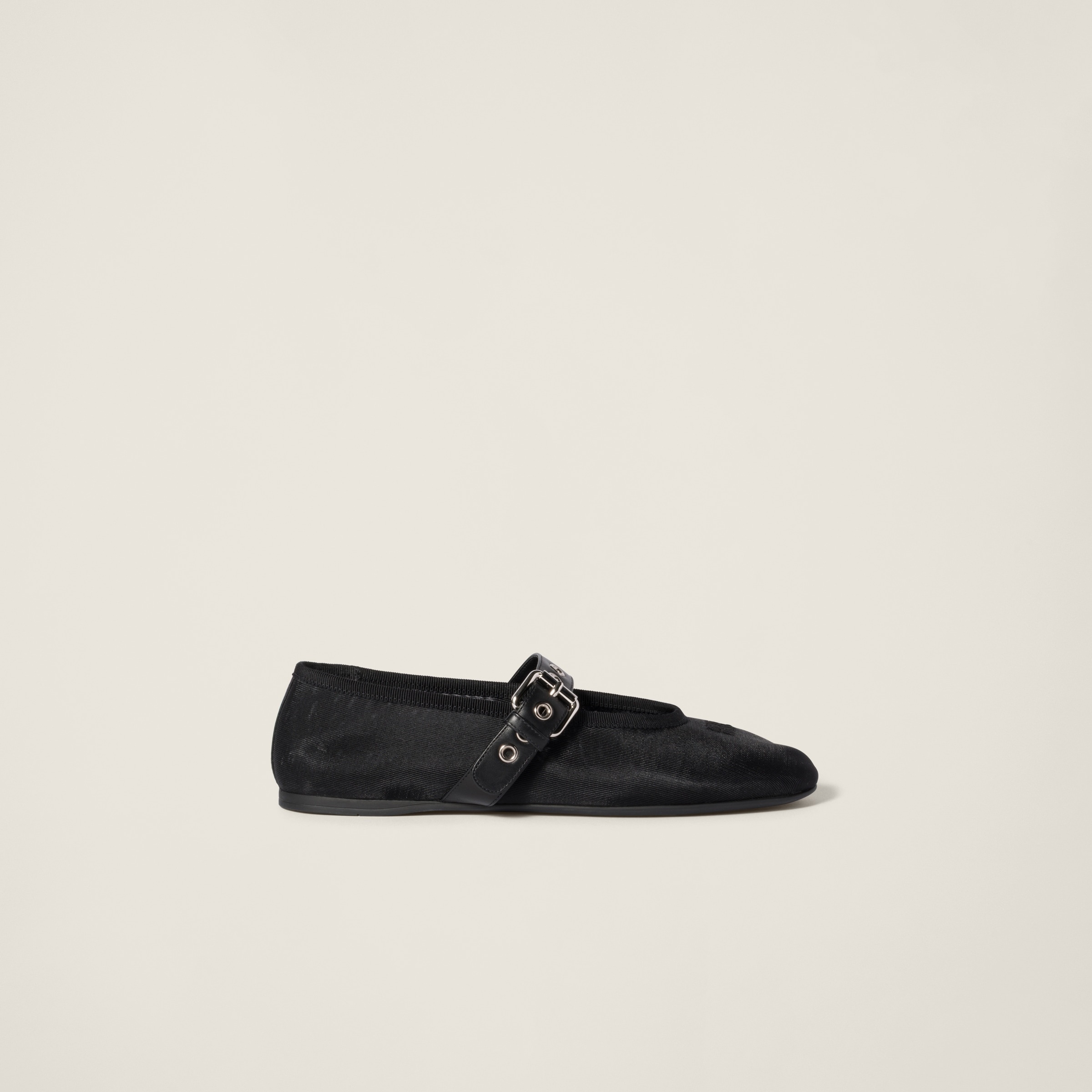 Mesh fabric ballerinas - 2