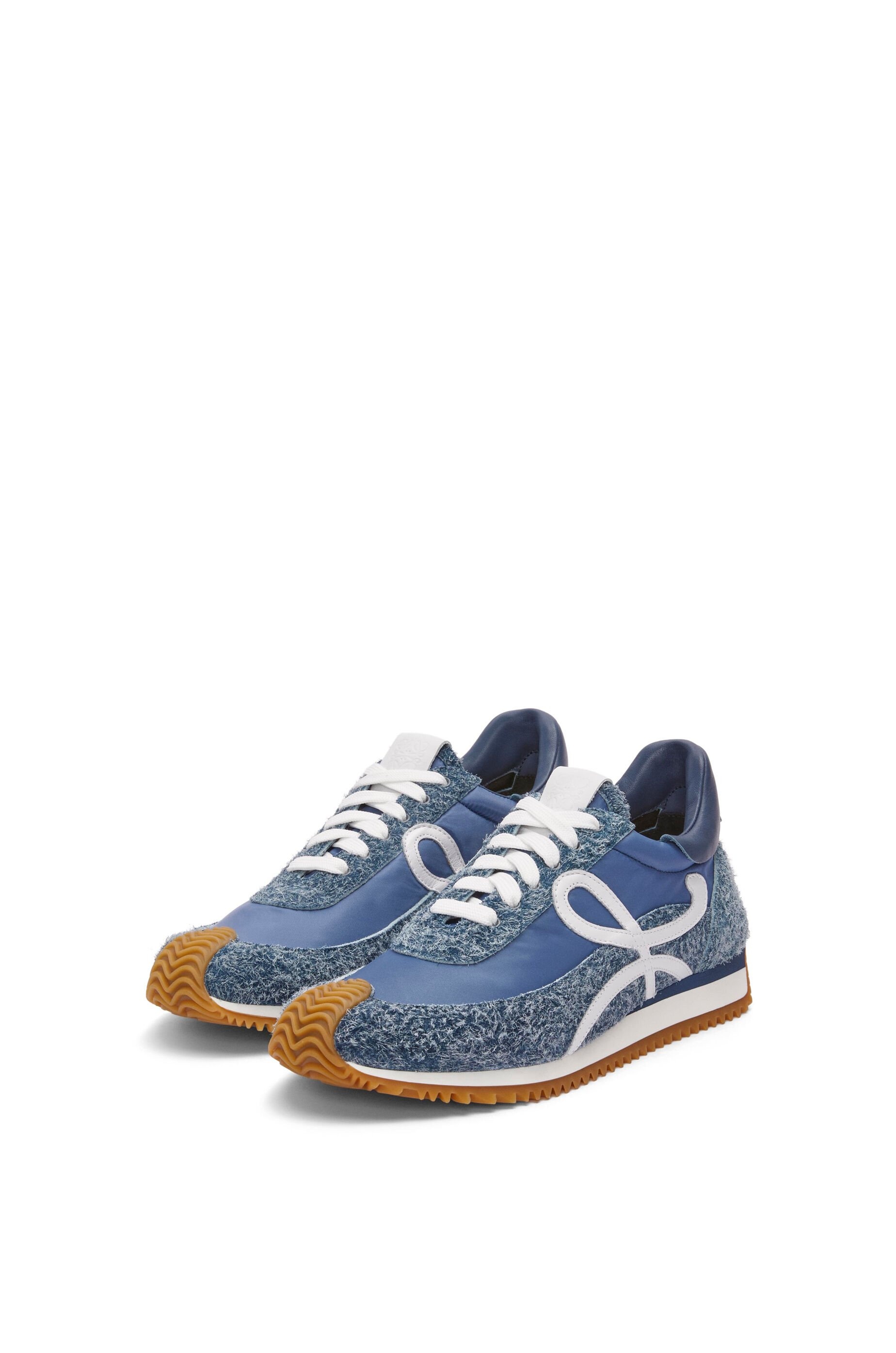 Flow Runner in nylon and brushed suede - 3