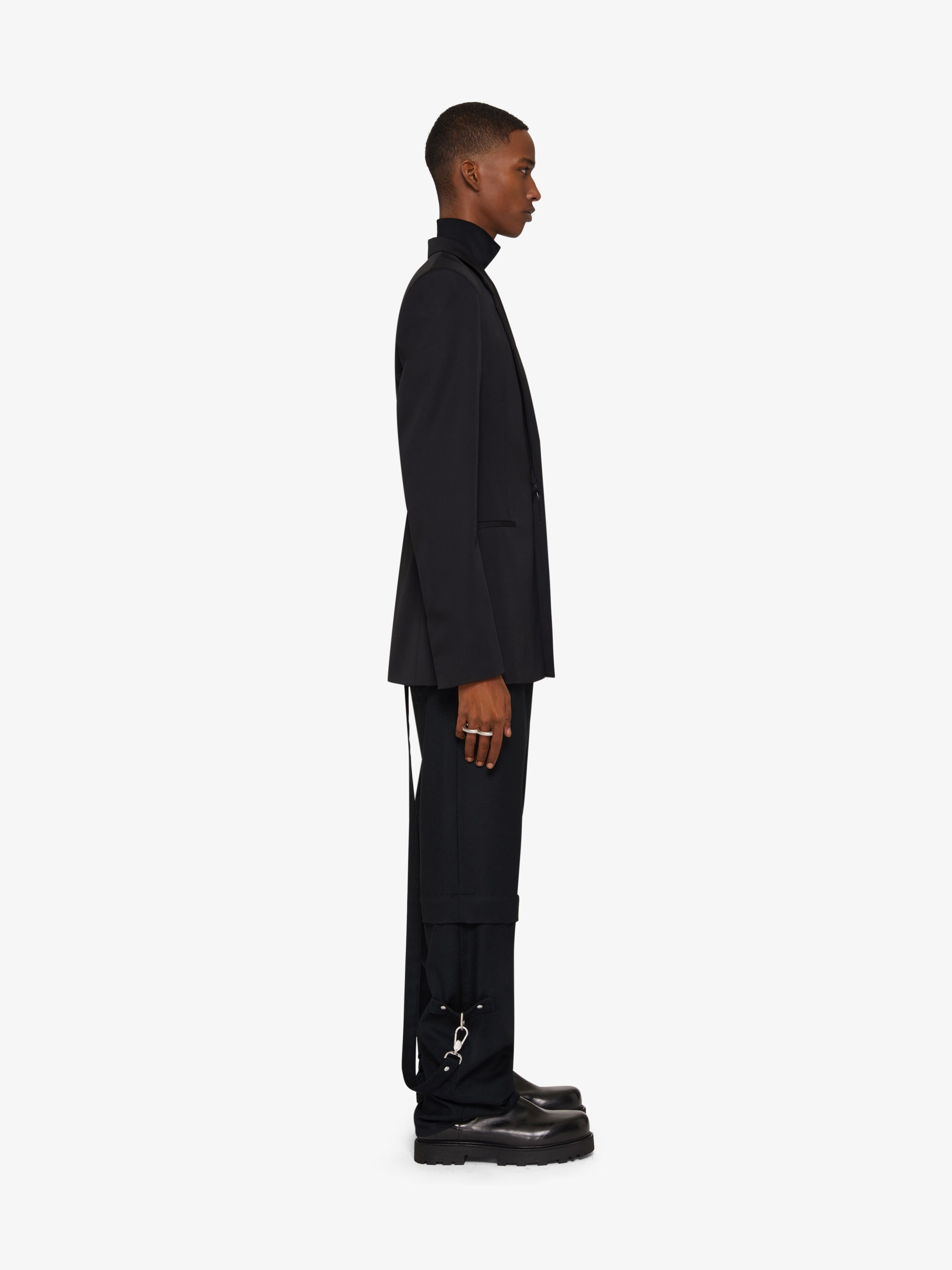EXTRA FITTED JACKET IN WOOL - 3