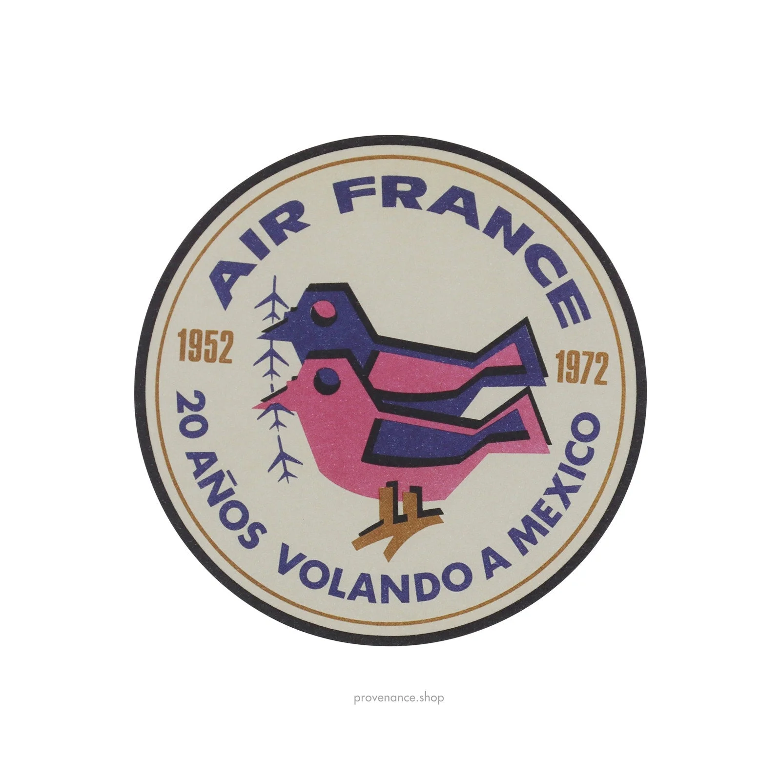 Louis Vuitton Airline Label Postcard - AIR FRANCE - 1